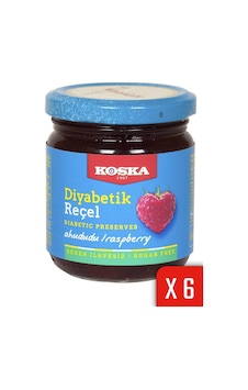 240 G Diyabetik Ahududu Reçeli 6 Adet 240 G Diyabetik Ahududu Reçeli 6 Adet