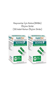 Centrivet Hayvanlarda Keton (BHBA) Ölçüm Stribi 50 Test Centrivet Hayvanlarda Keton (BHBA) Ölçüm Stribi 50 Test