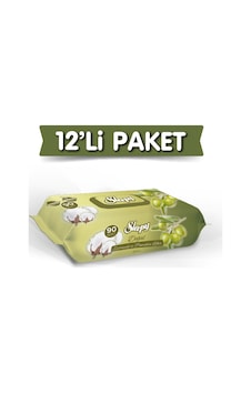 Sleepy Islak Havlu Mendil 90 Yaprak 12 Li Set Pamuk&Zeytin Yağlı Sleepy Islak Havlu Mendil 90 Yaprak 12 Li Set Pamuk&Zeytin Yağlı