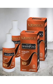 Lyonsey Professional Keratin Şampuan 400 Ml 2 Adet Tüm Saç Tipleri Lyonsey Professional Keratin Şampuan 400 Ml 2 Adet Tüm Saç Tipleri