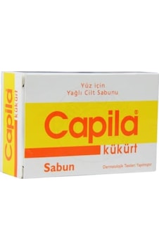 Capila Kükürtlü Yağlı Cilt Akne Sivilce Yüz Sabunu 90 G Capila Kükürtlü Yağlı Cilt Akne Sivilce Yüz Sabunu 90 G