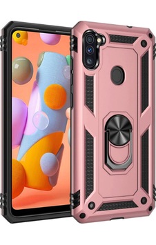 Galaxy A11 Kılıf Zore Vega Kapak Rose Gold