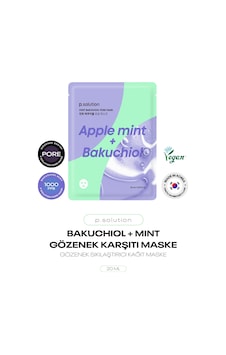 Gözenek Sıkılaştırıcı Bakuchiol Maske P Solution Mint Bakuchiol Pore Mask Gözenek Sıkılaştırıcı Bakuchiol Maske P Solution Mint Bakuchiol Pore Mask