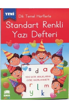 Standart Renkli Yazı Defteri Standart Renkli Yazı Defteri