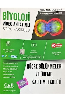 Biyoloji Hücre Bölünmeleri ve Üreme Kalıtım Ekoloji Konu Anlatımlı Soru Bankası - Çap Yayınları Biyoloji Hücre Bölünmeleri ve Üreme Kalıtım Ekoloji Konu Anlatımlı Soru Bankası - Çap Yayınları