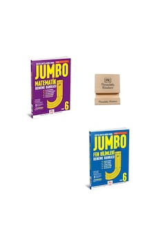 Model Eğitim 6. Sınıf Jumbo Matematik Ve Fen Bilimleri Deneme Bankası + Telefon Standı Model Eğitim 6. Sınıf Jumbo Matematik Ve Fen Bilimleri Deneme Bankası + Telefon Standı
