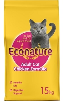 Econature Tavuklu Yetişkin Kedi Maması Sarı Ambalaj 15 KG Econature Tavuklu Yetişkin Kedi Maması Sarı Ambalaj 15 KG