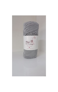 Slim Supra Tekli 200 Gr, Mumlu İp, Supla, Runner, Çanta İpi, Bileklik İpi, Pase İp Gri