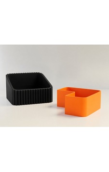 3d Baskı Fıstık Kasesi - Çift Hazneli Kabuk Ayırıcı Sunum Kasesi - Siyah Turuncu 3d Baskı Fıstık Kasesi - Çift Hazneli Kabuk Ayırıcı Sunum Kasesi - Siyah Turuncu