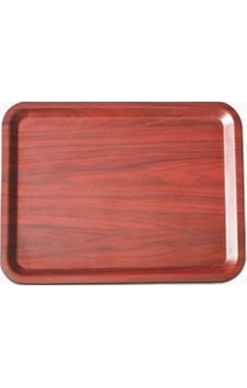 Arcoform Ahşap Desen Kaymaz Sunum Tepsi 43*60 Arcoform Ahşap Desen Kaymaz Sunum Tepsi 43*60