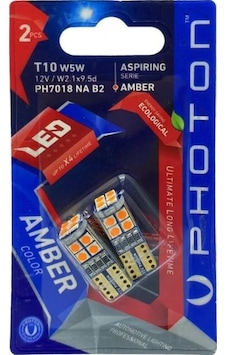Photon T10 Turuncu Led Oto Ampul W5w Ph7018na
