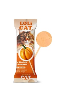 Eurogold Cat Lolicat Kediler İçin Tavuklu Balkabaklı Lolipop Eurogold Cat Lolicat Kediler İçin Tavuklu Balkabaklı Lolipop