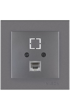 Nilson Touran Füme Nümeris Telefon Prizi Mk + Kap +çerçeve Nilson Touran Füme Nümeris Telefon Prizi Mk + Kap +çerçeve