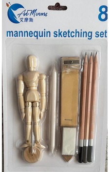 Gebzeli Sketching Set Drawing Set 8 Parça Manken+dağıtıcı+kalem Zımpara+kalem+silgi+kalemtraş Gebzeli Sketching Set Drawing Set 8 Parça Manken+dağıtıcı+kalem Zımpara+kalem+silgi+kalemtraş