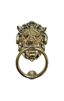 House2home Pirinç Aslan Kapı Tokmağı Tak Tak House2home Pirinç Aslan Kapı Tokmağı Tak Tak