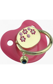 Pembe Papatya Figürlü Altın Emzik 3.35 G Pembe Papatya Figürlü Altın Emzik 3.35 G