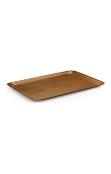 Lamine Ahşap Kaymaz Tepsi 2 Adet 27x38 Cm Ceviz Tf2738kwm Çok Renkli
