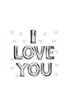 Hubrendy Cer I Love You Folyo Balon Gümüş Renk 35 Cm 465322 Hubrendy Cer I Love You Folyo Balon Gümüş Renk 35 Cm 465322