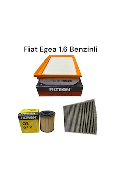 Fiat Egea 1.6 E-torq Benzinli Filtre Bakım Seti 2015-2019 F Fiat Egea 1.6 E-torq Benzinli Filtre Bakım Seti 2015-2019 F