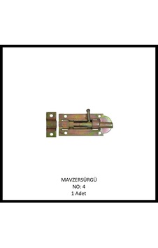Mavzer Sürgü No: 04 Sarı Mavzer Sürgü No: 04 Sarı