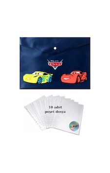 A4 Boy Çıt Çıt Ödev Dosyası +10' Lu Poşet Dosya Arabalar Lacivert A4 Boy Çıt Çıt Ödev Dosyası +10' Lu Poşet Dosya Arabalar Lacivert