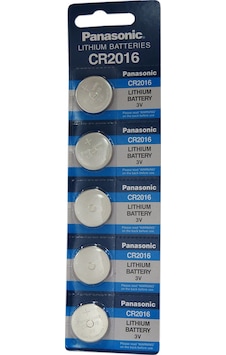 Panasonic CR2016 3V Lityum Blister Düğme Pil 5'li Panasonic CR2016 3V Lityum Blister Düğme Pil 5'li