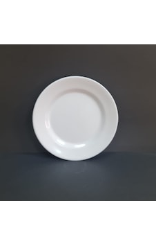 6 Adet Standart Çizgi Melamin Tatlı & Yemek Servis Tabağı 19 Cm - Beyaz Beyaz 6 Adet Standart Çizgi Melamin Tatlı & Yemek Servis Tabağı 19 Cm - Beyaz Beyaz