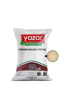 Yazar Gönen Baldo Pirinç 25 KG Yazar Gönen Baldo Pirinç 25 KG