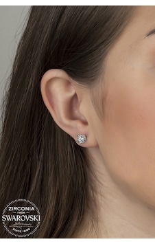 Union Swarovski Zirconia Kadın 1.12 Karat Pırlanta Montür Tektaş Gümüş Küpe Union Swarovski Zirconia Kadın 1.12 Karat Pırlanta Montür Tektaş Gümüş Küpe