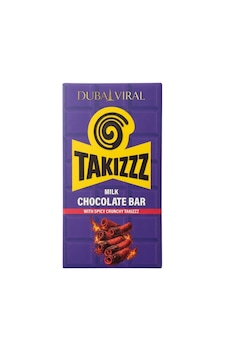Takizzz Milk Chocolate Bar With Spicy Crunchy Takizzz 140g