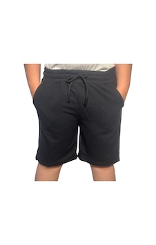 Mb Kids Düz Basic Rahat Çocuk Şort Siyah