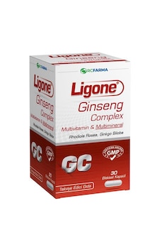Ligone Ginseng Complex 30 Vejetaryen Kapsül X2 Adet Ligone Ginseng Complex 30 Vejetaryen Kapsül X2 Adet