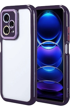 Xiaomi Redmi Note 12 Pro 5g Kılıf Kamera Korumalı Renkli Kenar Ve Çerçeve Tasarımlı Redclick Vitamin Kapak - Derin Mor Xiaomi Redmi Note 12 Pro 5g Kılıf Kamera Korumalı Renkli Kenar Ve Çerçeve Tasarımlı Redclick Vitamin Kapak - Derin Mor