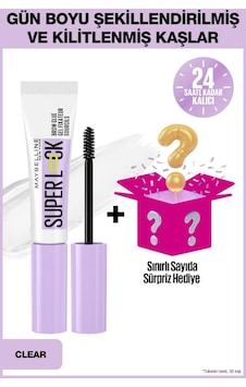 Maybelline New York Super Lock Brow Glue Kaş Sabitleyici Maskara Şeffaf + Sürpriz Kutu Maybelline New York Super Lock Brow Glue Kaş Sabitleyici Maskara Şeffaf + Sürpriz Kutu