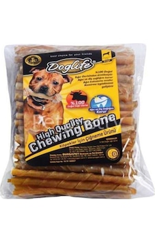 Doglife Burgu Çubuk Kahverengi Naturel Köpek Ödülü 6 G 100'lü