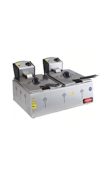 Karacasan Endüstriyel 5000 Wat Çiftli 5+5 Litre Elektrikli Fritöz Krcs.efe.55 Karacasan Endüstriyel 5000 Wat Çiftli 5+5 Litre Elektrikli Fritöz Krcs.efe.55