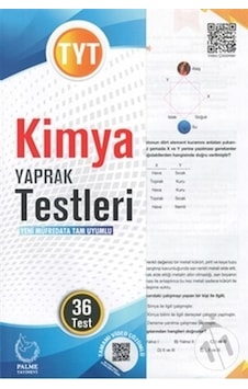 Yks Tyt Kimya Yaprak Test Palme Yayınları Yks Tyt Kimya Yaprak Test Palme Yayınları