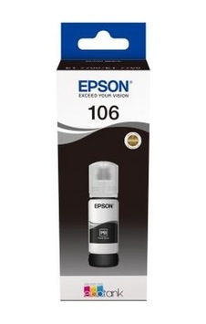 Epson C13t00r140 106 70ml Black Murekkep Epson C13t00r140 106 70ml Black Murekkep