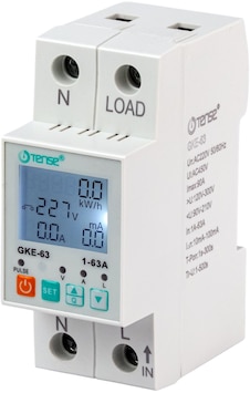 Tense Monofaze Dijital Kaçak Akım Ve Aşırı Gerilim Koruma Kw Ölçüm Rölesi 2p 63a 120v-220v-300v Tense Monofaze Dijital Kaçak Akım Ve Aşırı Gerilim Koruma Kw Ölçüm Rölesi 2p 63a 120v-220v-300v