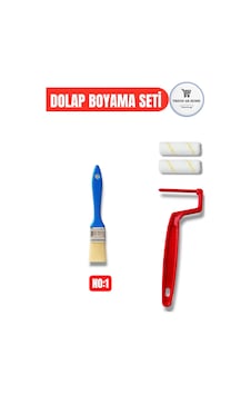 4'lü Boyacı Seti Rulo Fırça Seti Badana Beyaz Beyaz 4'lü Boyacı Seti Rulo Fırça Seti Badana Beyaz Beyaz