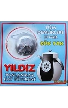 Yıldız Paslanmaz Çay Süzgeçi Demlik Içi - 4 Adet 1 Adet 4' Lü