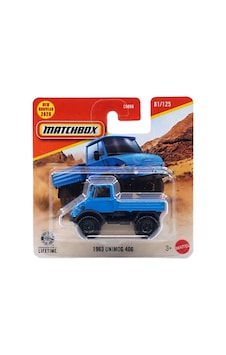Matchbox 1963 Unimog 406 Mavi 1/64 Diecast Model Araba Çok Renkli