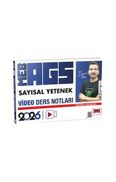 Yargı Yayınları 2026 Meb Ags Öğretmen Adayları İçin Sayısal Yetenek Video Ders Notları Yargı Yayınları 2026 Meb Ags Öğretmen Adayları İçin Sayısal Yetenek Video Ders Notları