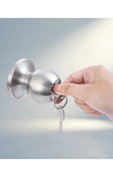 Modern Tasarım Topuzlu Kapı Kilidi 3 Anahtar İle 0.05 M Modern Tasarım Topuzlu Kapı Kilidi 3 Anahtar İle 0.05 M