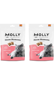 Molly Meow Moments Skin & Coat Deri Ve Tüy Bakımı Kedi Ödül Maması 60 G X 2 Adet Molly Meow Moments Skin & Coat Deri Ve Tüy Bakımı Kedi Ödül Maması 60 G X 2 Adet