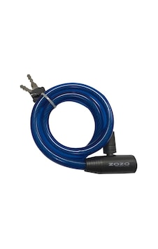 Zozo 12x800 MM Anahtarlı Bisiklet Kilidi Mavi Çok Renkli Zozo 12x800 MM Anahtarlı Bisiklet Kilidi Mavi Çok Renkli