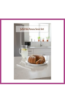 Gees Global Akrilik Beyaz Kek Fanusu Ve Servis Seti - 33 X 39 X 14 Cm Gbzs Gees Global Akrilik Beyaz Kek Fanusu Ve Servis Seti - 33 X 39 X 14 Cm Gbzs
