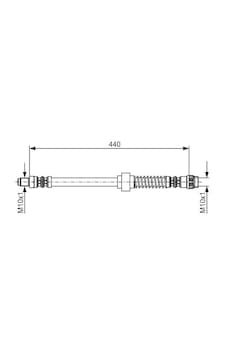 Bosch 1987476651 Ön Fren Hortumu Partner 96 Berlıngo 96 Xsara 97 C2 03 438xm10 4806.85-4806.e9-96132230-96132698 Bosch 1987476651 Ön Fren Hortumu Partner 96 Berlıngo 96 Xsara 97 C2 03 438xm10 4806.85-4806.e9-96132230-96132698
