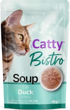 Catty Bistro Ördekli Kedi Çorbası 40 Gr Catty Bistro Ördekli Kedi Çorbası 40 Gr