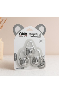 Şeffaf Yapışkanlı Askı 3'lü Koala Tip Diğer Şeffaf Yapışkanlı Askı 3'lü Koala Tip Diğer